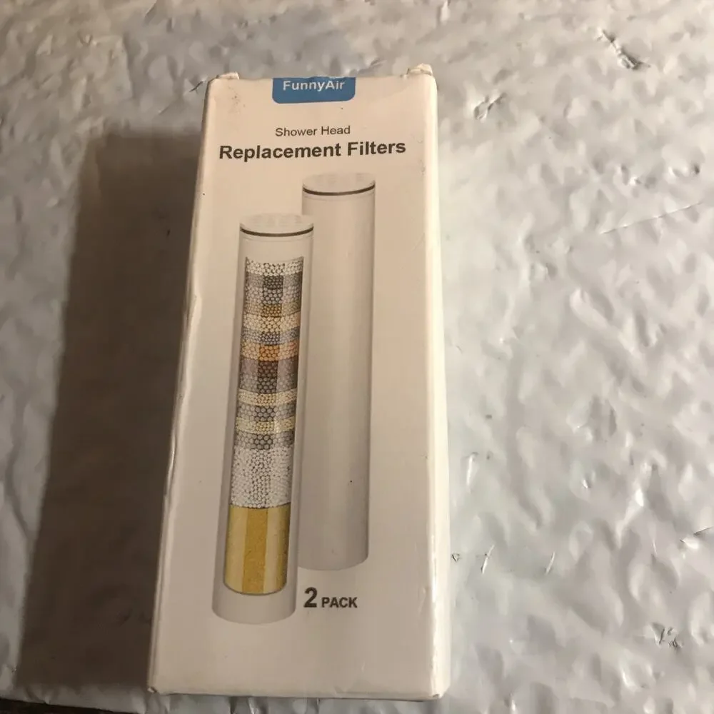 2 Pack Replacement Filters for FunnyAir Handheld Shower Head